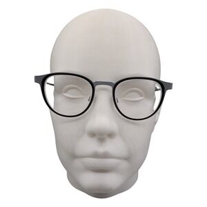 Bevel Rosa 6532 BGDB Eyeglasses Gray Blue Round Frame 47-21 Japan